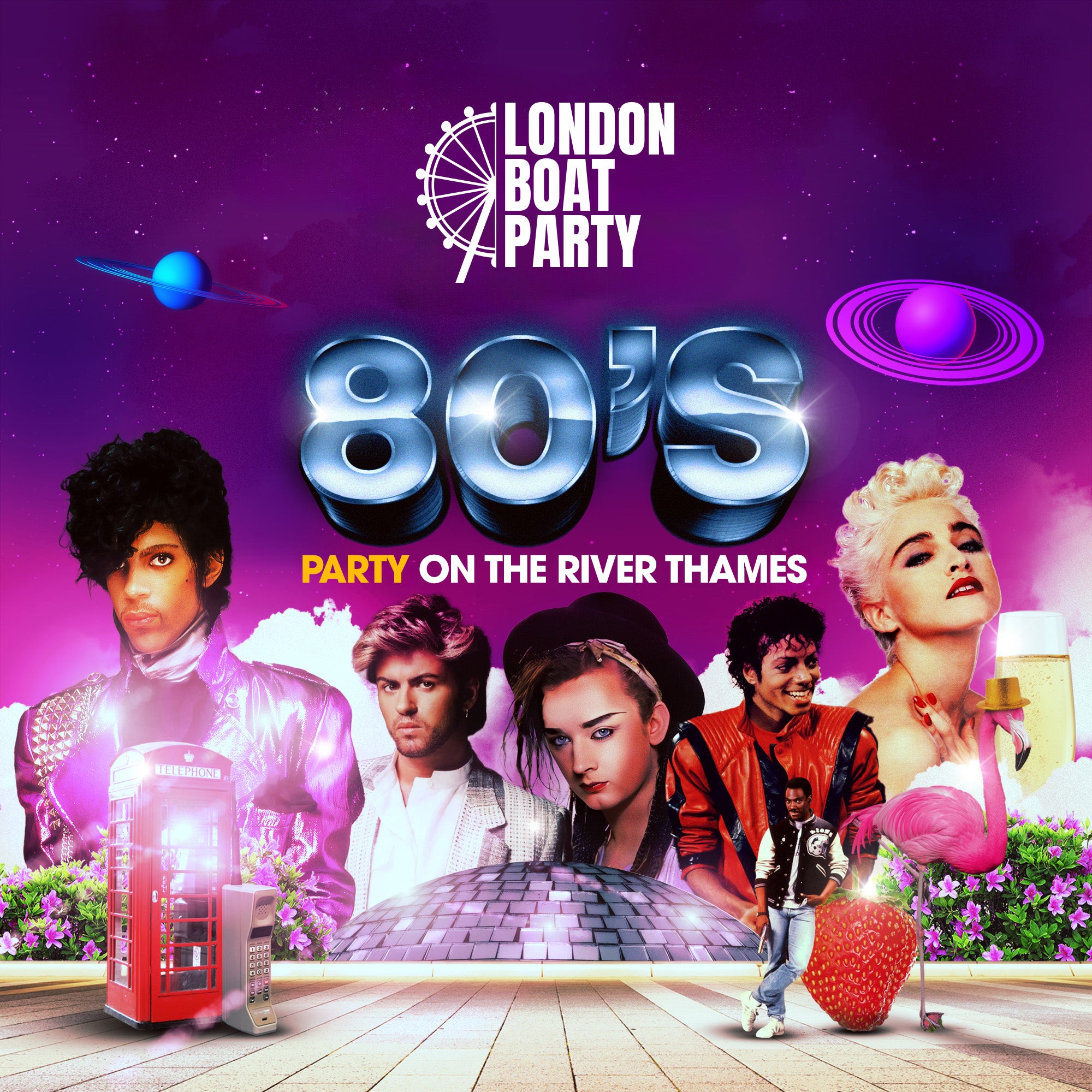 80s Boat Party | 18th July 2026 | 1pm/5pm