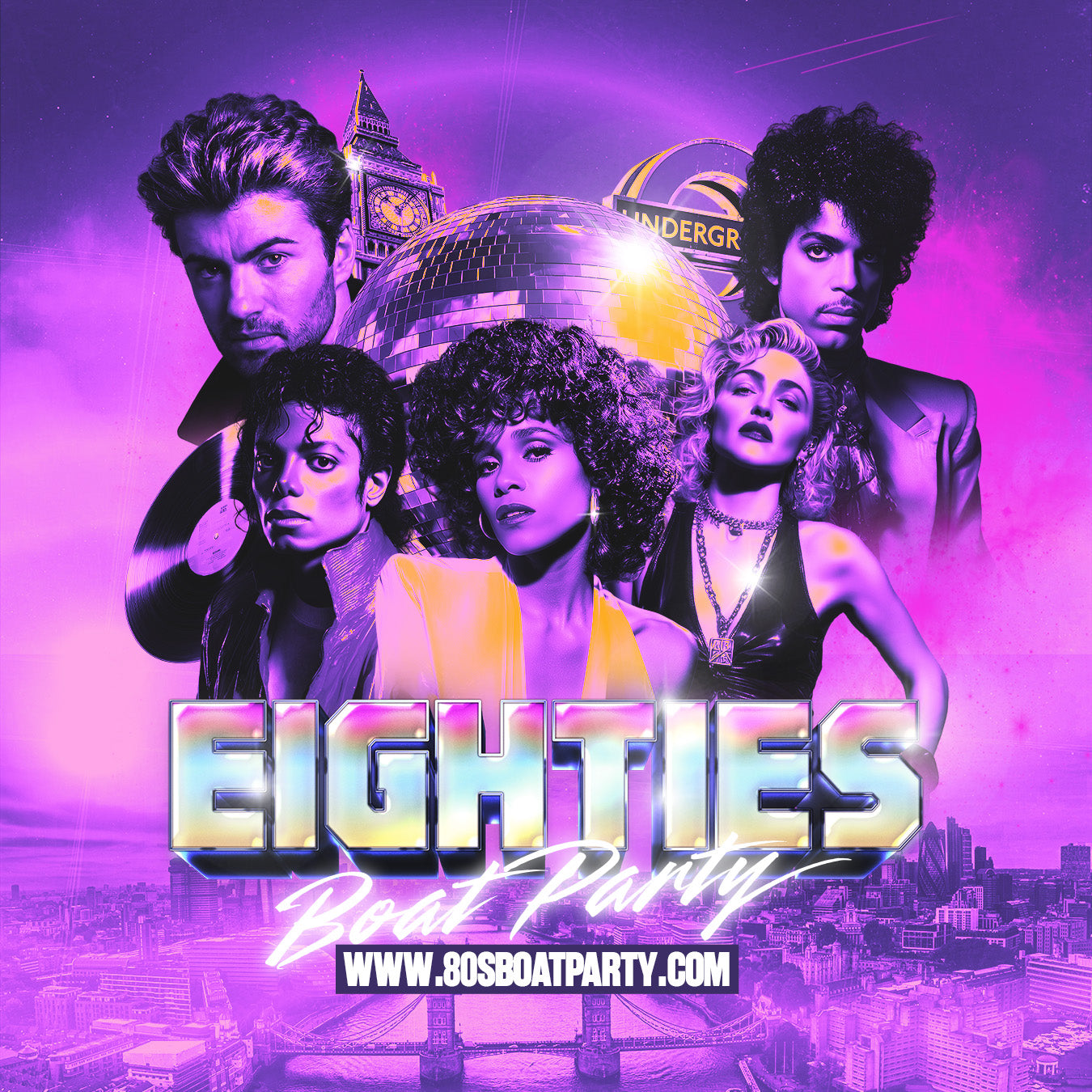 80s Boat Party | Saturday 18th July 2026