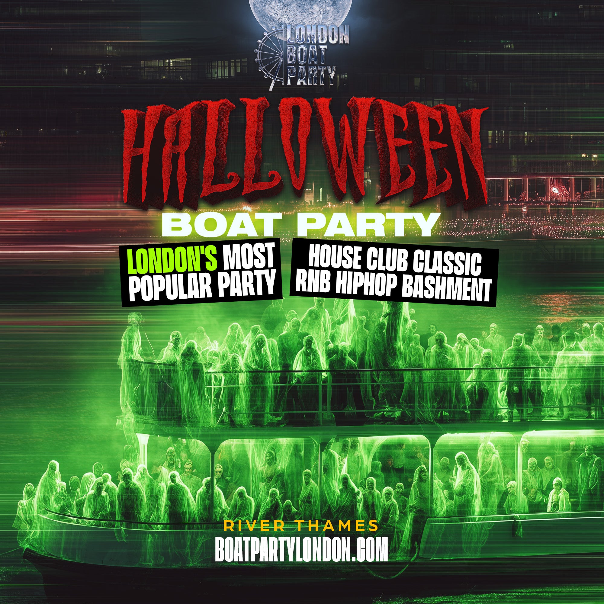Halloween Boat Party | Saturday 31st October 2026