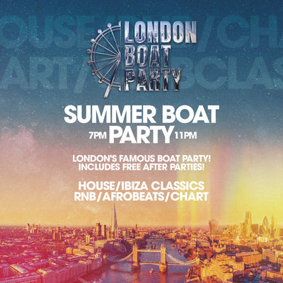 London Summer Boat Party | Saturday 25th July 2026
